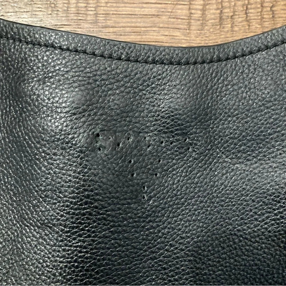 PRADA Leather Boho Half Moon Gold Metal Hardware and Zipper Tassel Shoulder Bag - Picture 2 of 15